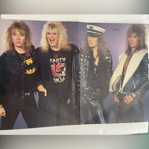 Dokken center fold pinup